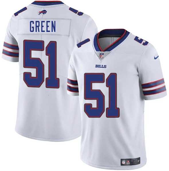 Men & Women & Youth Buffalo Bills #51 Kendrick Green White 2025 Vapor Untouchable Limited Stitched Jersey